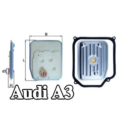 MAHLE مجموعة مرشح ناقل الحركة الأوتوماتيكي مع حشية/سداد — 2003 Audi A3