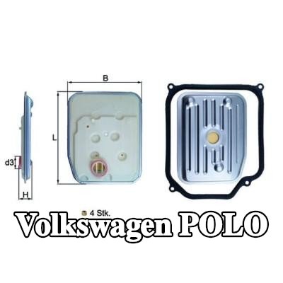 MAHLE مجموعة مرشح ناقل الحركة الأوتوماتيكي مع حشية/سداد — 2000 Volkswagen Polo