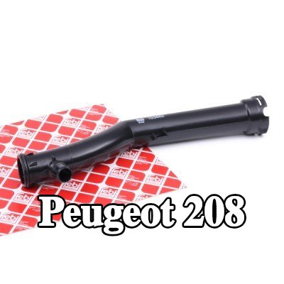 FEBI BILSTEIN أنبوب سائل التبريد المزود بمشبك, مع حلقة مانعة للتسرب — Peugeot 208