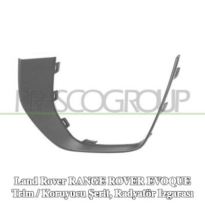 PRASCO Trim / koruyucu şerit, radyatör ızgarası Sol — Land Rover Range Rover Evoque
