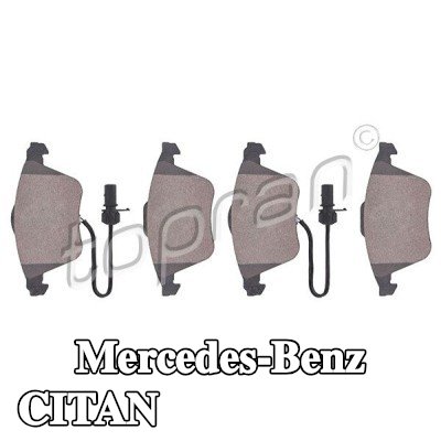 TOPRAN مصد صدمات، عارضة المحور — Mercedes-Benz Citan