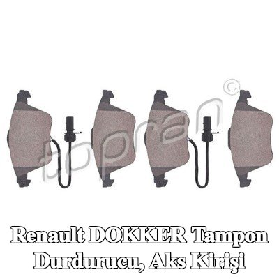 TOPRAN Tampon durdurucu, aks kirişi — Renault Dokker