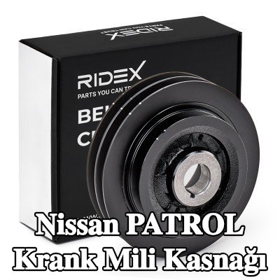 RIDEX Krank mili kasnağı — 2000 Nissan Patrol