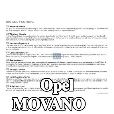 DT Spare Parts مصد — 2022 Opel Movano