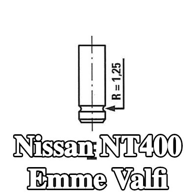 FRECCIA Emme valfi Krom kaplı valf gövdesi — Nissan Nt400