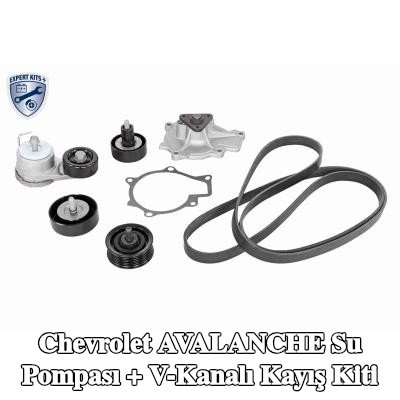 ACKOJA Su Pompası + V-Kanalı Kayış Kiti — Chevrolet Avalanche