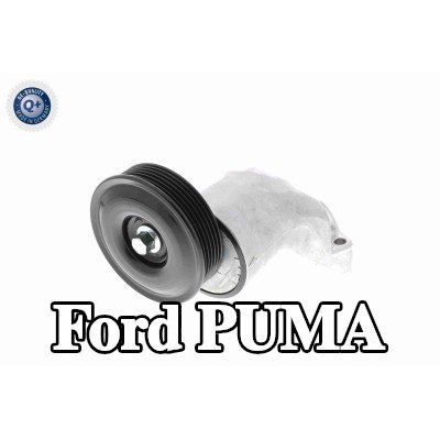 VAICO بكرة الموتر Q+, جودة المصنع الأصلي صنع في ألمانيا, Outer Diameter: 103mm — Ford Puma
