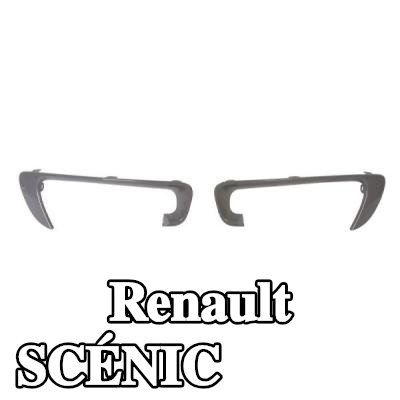 BLIC قوالب المصد الأمامي, أمامي أيسر, السفلي, أمامي أيمن — Renault Scénic