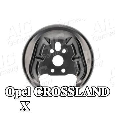 AIC لوحة دعم قرص الفرامل للمحور الخلفي الأيسر, المحور الخلفي الأيمن — Opel Crossland X