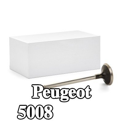 RIDEX صمام العادم ساق صمام مطلية بالكروم, مقعد الصمام المغطى بالفولاذ, طرف ساق الصمام المقوى — Peugeot 5008