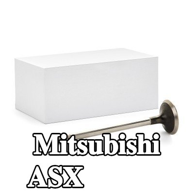 RIDEX صمام العادم ساق صمام مطلية بالكروم, مقعد الصمام المغطى بالفولاذ, طرف ساق الصمام المقوى — Mitsubishi Asx
