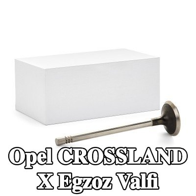 RIDEX Egzoz valfi Krom kaplı valf gövdesi, Stellite kaplı valf yuvası, Sertleştirilmiş valf sapı ucu — Opel Crossland X
