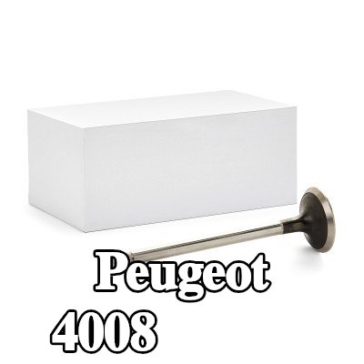 RIDEX صمام العادم ساق صمام مطلية بالكروم, مقعد الصمام المغطى بالفولاذ, طرف ساق الصمام المقوى — Peugeot 4008