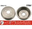 TRW Fren kampanas 200mm, 235mm — 1992 Audi 80 (1)