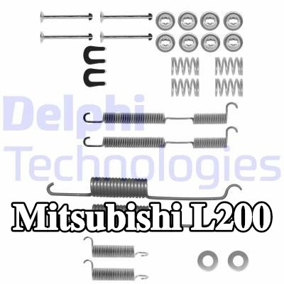DELPHI طقم تركيب أحذية الفرامل — 2000 Mitsubishi L200