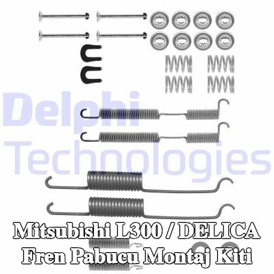 DELPHI Fren pabucu montaj kiti — 2000 Mitsubishi L300 / Delica
