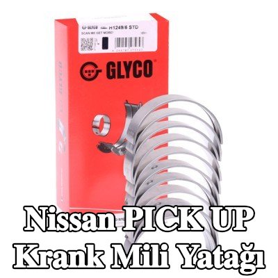 GLYCO Çelik tabanlı alüminyum alaşımlı krank mili yatağı — Nissan Pick Up
