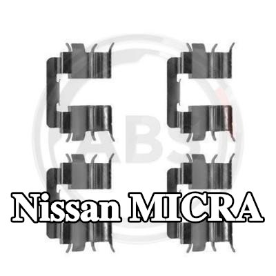A.B.S. طقم تركيب وسادات الفرامل — 2000 Nissan Micra