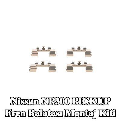 BOSCH Fren balatası montaj kiti — Nissan Np300 Pickup
