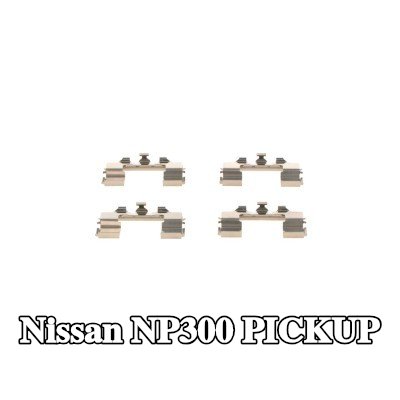 BOSCH طقم تركيب وسادات الفرامل — Nissan Np300 Pickup
