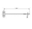 BOSCH El freni kablosu 235mm — Nissan Note (3)