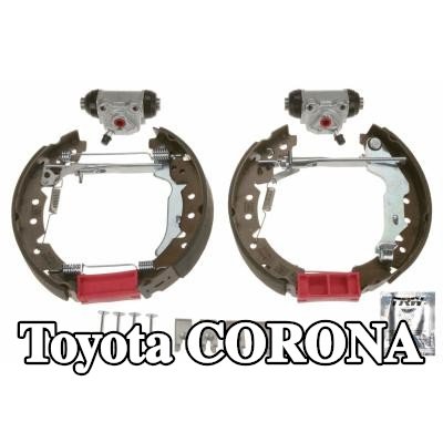 TRW طقم فرامل أسطوانية مع أسطوانة فرامل العجلة, Superkit — Toyota Corona