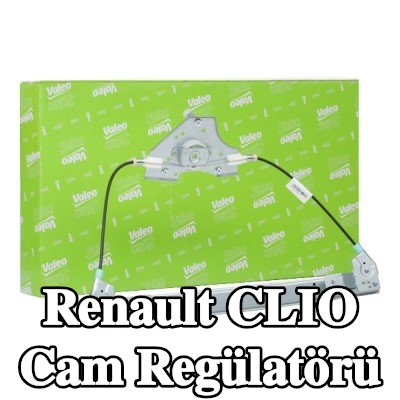 VALEO Sol ön cam regülatörü, Elektrikli, elektrik motoru olmadan — 2012 Renault Clio