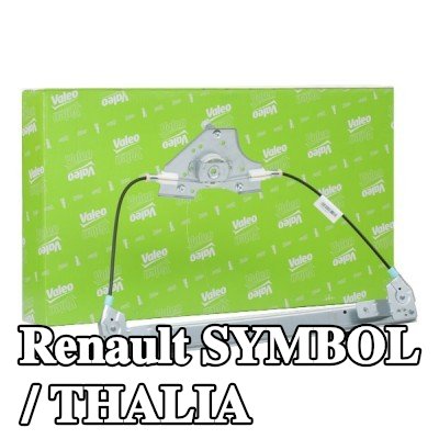 VALEO مُحرك نافذة أمامي أيسر, كهربائي, بدون محرك كهربائي — 2002 Renault Symbol / Thalia