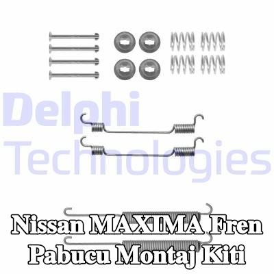 DELPHI Fren pabucu montaj kiti — 2000 Nissan Maxima