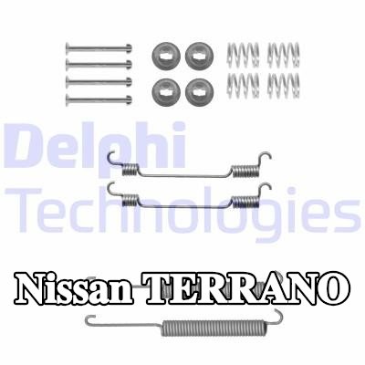 DELPHI طقم تركيب أحذية الفرامل — 1992 Nissan Terrano