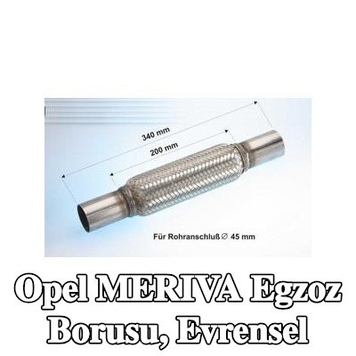 VEGAZ Egzoz Borusu, evrensel — Opel Meriva