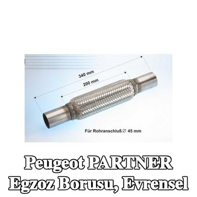 VEGAZ Egzoz Borusu, evrensel — Peugeot Partner