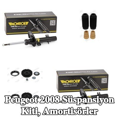MONROE Süspansiyon kiti, amortisörler — Peugeot 2008