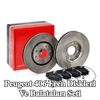 MAPCO Fren diskleri ve balataları seti Ön Aks, Havalandırmalı — Peugeot 406