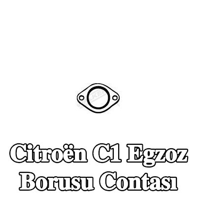 WALKER Egzoz borusu contası — Citroën C1