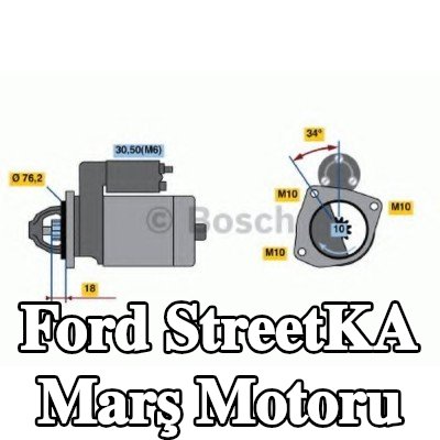 BOSCH Marş motoru 1, 1kW — Ford StreetKA