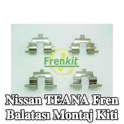 FRENKIT Fren balatası montaj kiti Arka Aks — Nissan Teana