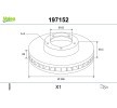 VALEO Ön aks fren diski, Outer Diameter: 296mm, Havalandırmalı — Toyota Matrix (1)