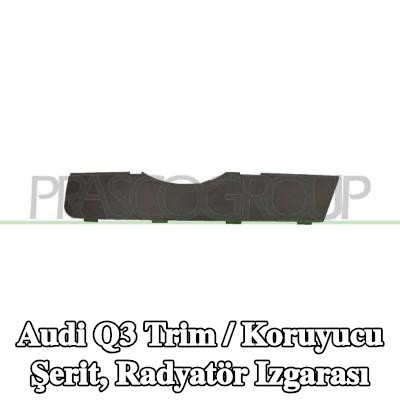 PRASCO Trim / koruyucu şerit, Sol Ön radyatör ızgarası, geri vites alarmı hazırlığı ile — 2016 Audi Q3