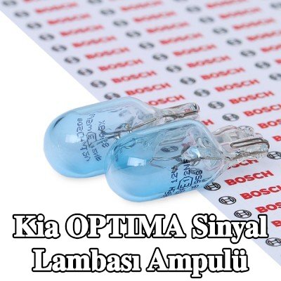BOSCH Sinyal lambası ampulü W5W, 12V — 2012 Kia Optima