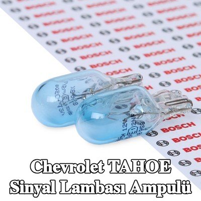 BOSCH Sinyal lambası ampulü W5W, 12V — 1995 Chevrolet Tahoe