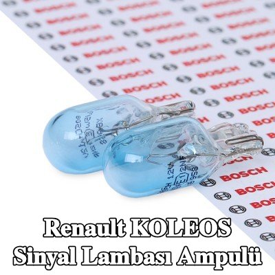 BOSCH Sinyal lambası ampulü W5W, 12V — Renault Koleos