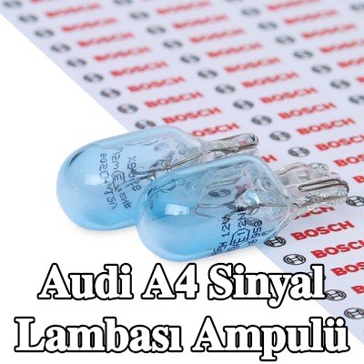 BOSCH Sinyal lambası ampulü W5W, 12V — 2012 Audi A4