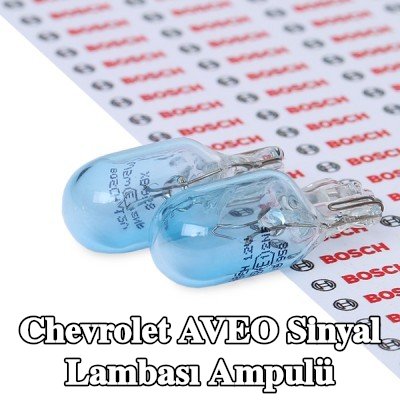 BOSCH Sinyal lambası ampulü W5W, 12V — 2003 Chevrolet Aveo