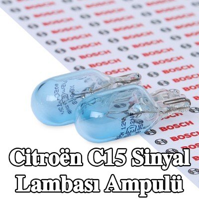 BOSCH Sinyal lambası ampulü W5W, 12V — Citroën C15