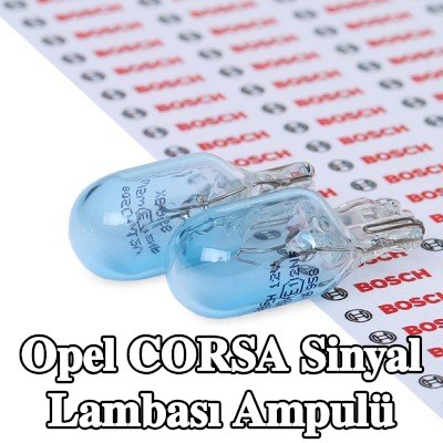 BOSCH Sinyal lambası ampulü W5W, 12V — 1997 Opel Corsa