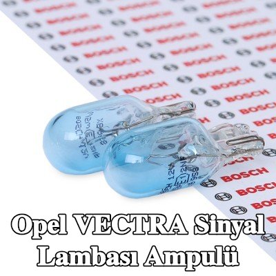 BOSCH Sinyal lambası ampulü W5W, 12V — Opel Vectra