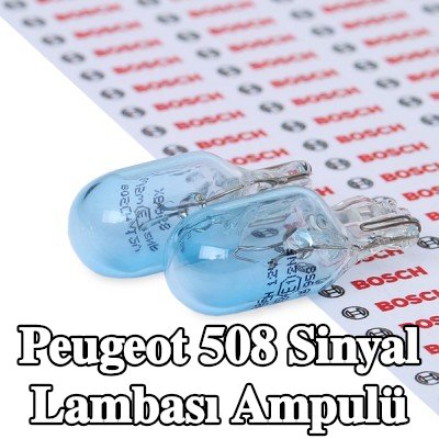 BOSCH Sinyal lambası ampulü W5W, 12V — Peugeot 508