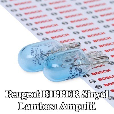BOSCH Sinyal lambası ampulü W5W, 12V — Peugeot Bipper