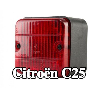 XL مصباح الضباب الخلفي, مع مواد تثبيت, بدون مصابيح — Citroën C25